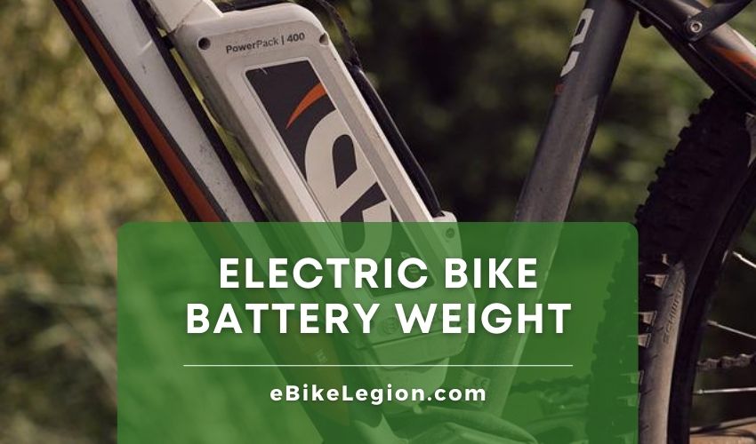Electric Bike Battery Weight