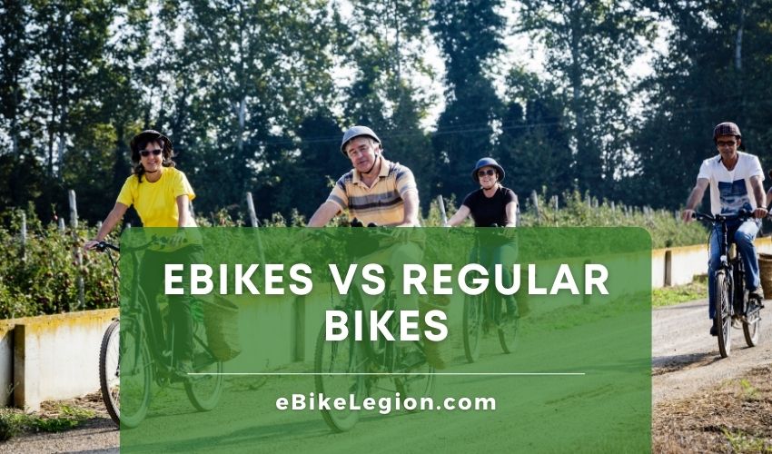 eBikes vs regular bikes Featured Image