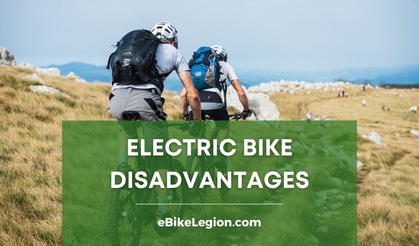 what are the disadvantages of electric bikes